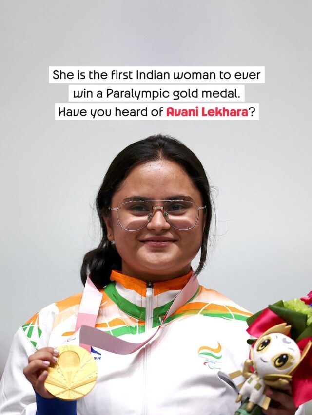 Avani Lekhara became the first Indian woman to win two gold medals.